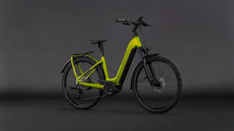 Cube Kathmandu Hybrid Pro 800wh Easy Entry 2026 Electric Hybrid Bike - Lizard/Black-1