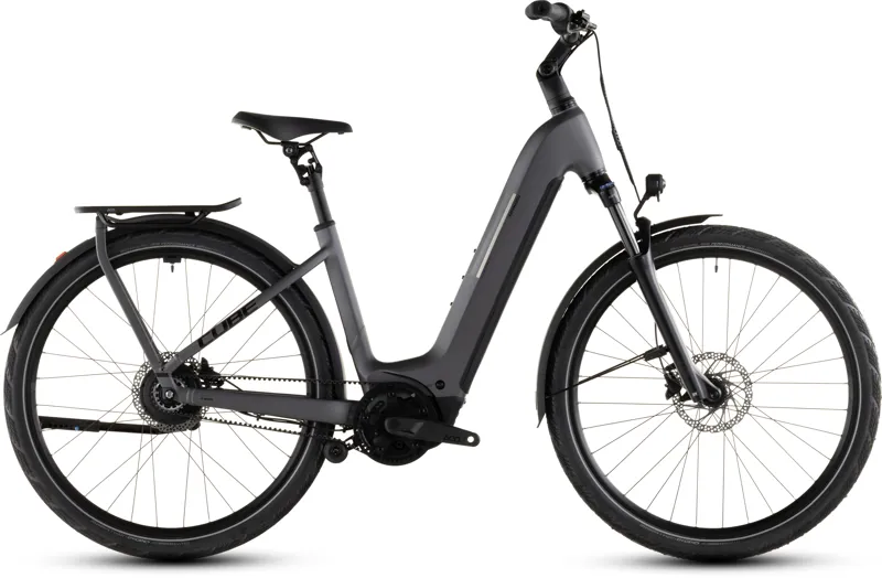 Cube Kathmandu Hybrid Comfort Pro 800wh 2026 Electric Hybrid Bike - Slabgrey/Black