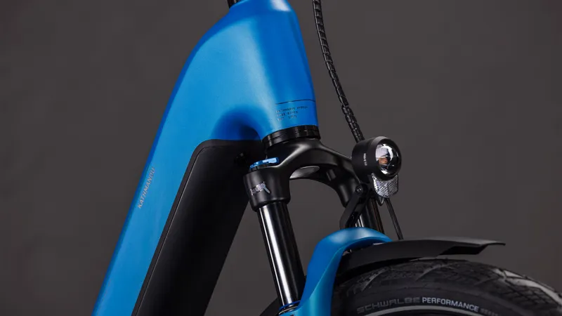 Cube Kathmandu Hybrid Comfor Pro 800wh 2026 Electric Hybrid Bike - Azure/Black-6