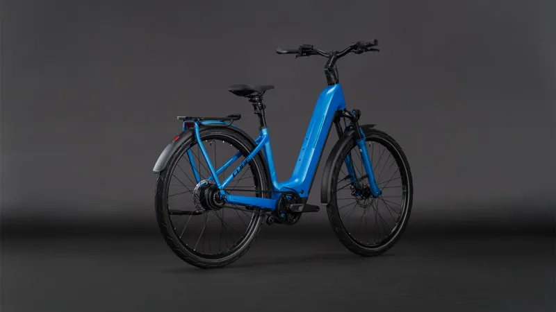 Cube Kathmandu Hybrid Comfor Pro 800wh 2026 Electric Hybrid Bike - Azure/Black-1