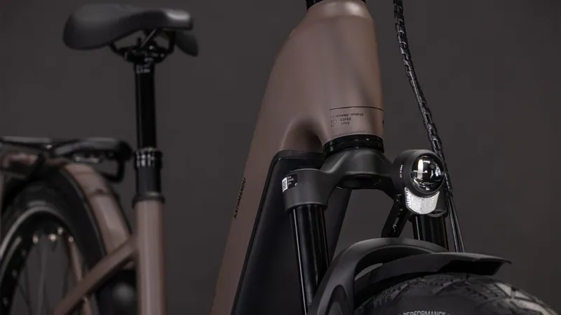 Cube Kathmandu Hybrid EXC 800wh Easy Entry 2026 Electric Hybrid Bike - Cedar/Chrome-6