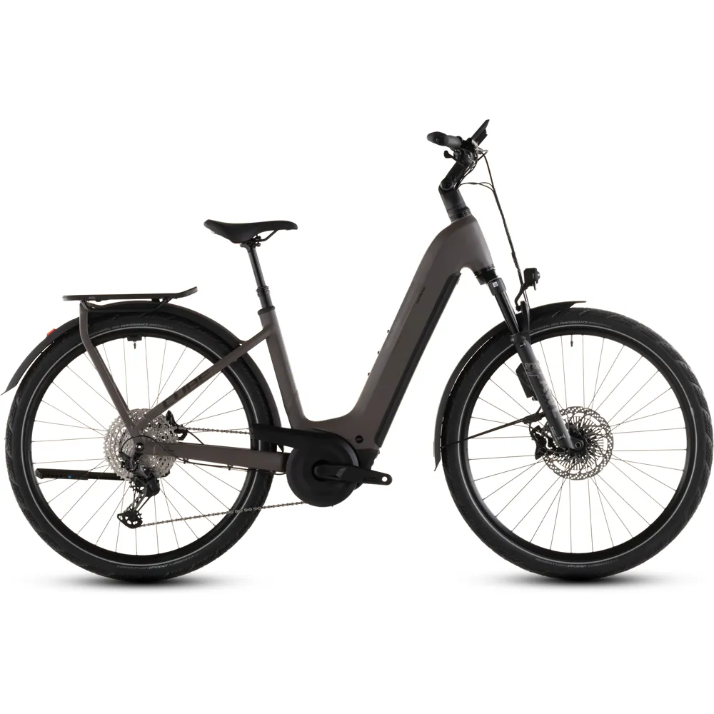 uPRISE Bikes Cube Kathmandu Hybrid EXC 800wh Easy Entry 2026 Electric Hybrid Bike - Cedar/Chrome | Price match, 365 day return s, 18-Month Warranty, Finance Available & Free UK Delivery