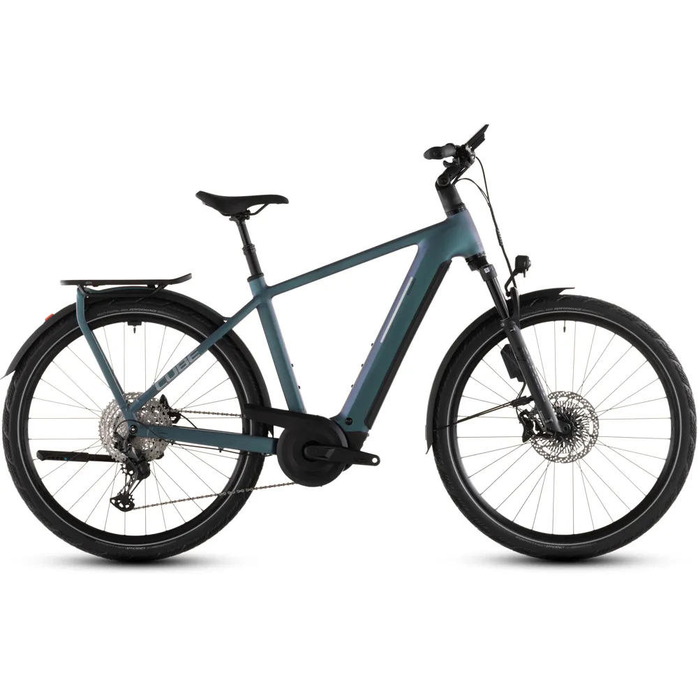 uPRISE Bikes Cube Kathmandu Hybrid EXC 800wh 2026 Electric Hybrid Bike - Smaragdgrey/Prism | Price match, 365 day return s, 18-Month Warranty, Finance Available & Free UK Delivery
