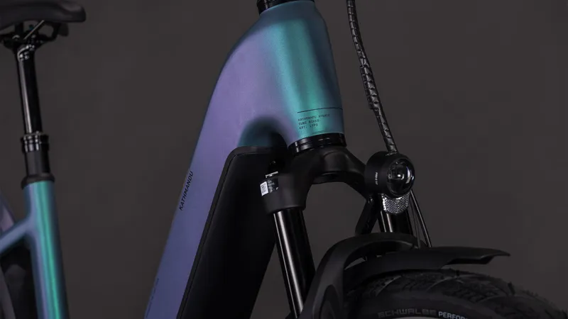 Cube Kathmandu Hybrid EXC 800wh Easy Entry 2026 Electric Hybrid Bike - Smaragdgrey/Prism-6