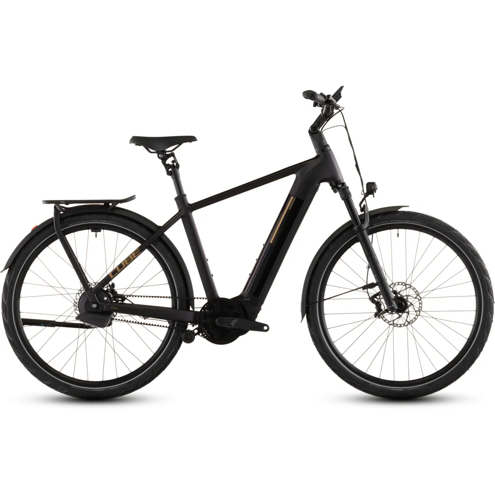 uPRISE Bikes Cube Kathmandu Hybrid Comfort SLX 800wh 2026 Electric Hybrid Bike - Solareclipse/Gold | Price match, 365 day returns, 18-Month Warranty, Finance Available & Free UK Delivery