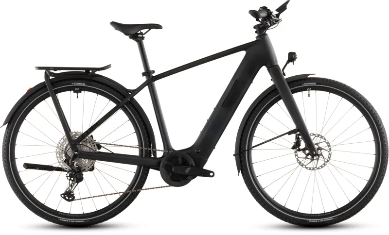 Cube Kathmandu Hybrid C:62 SLX 400X 2026 Electric Hybrid Bike - Liquidblack/Bluedust