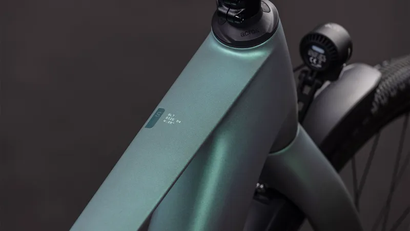 Cube Kathmandu Hybrid C:62 SLT 400X 2026 Electric Hybrid Bike - Seafoam/Chrome-1