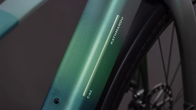 Cube Kathmandu Hybrid C:62 SLT 400X 2026 Electric Hybrid Bike - Seafoam/Chrome-2