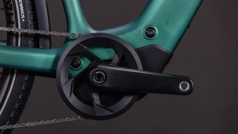 Cube Kathmandu Hybrid C:62 SLT 400X 2026 Electric Hybrid Bike - Seafoam/Chrome-3