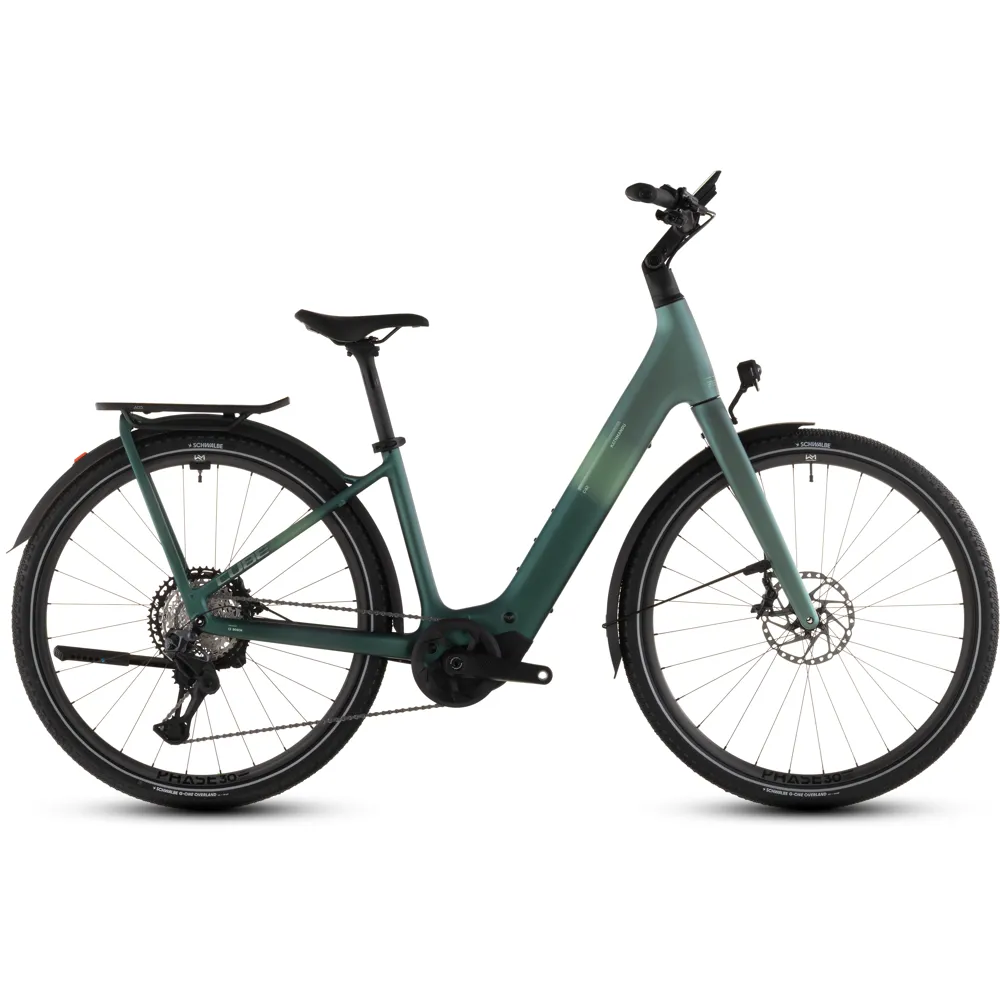 uPRISE Bikes CubeKathmandu Hybrid C:62 SLT 400X Easy Entry 2026 Electric Hybrid Bike - Seafoam/Chrome | Price match, 365 day return s, 18-Month Warranty, Finance Available & Free UK Delivery