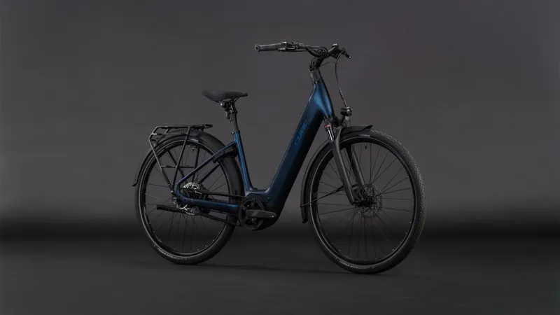 Cube Supreme Hybrid Deluxe ONE 600wh 2026 Electric Hybrid Bike - Indigoblue/Switch-1