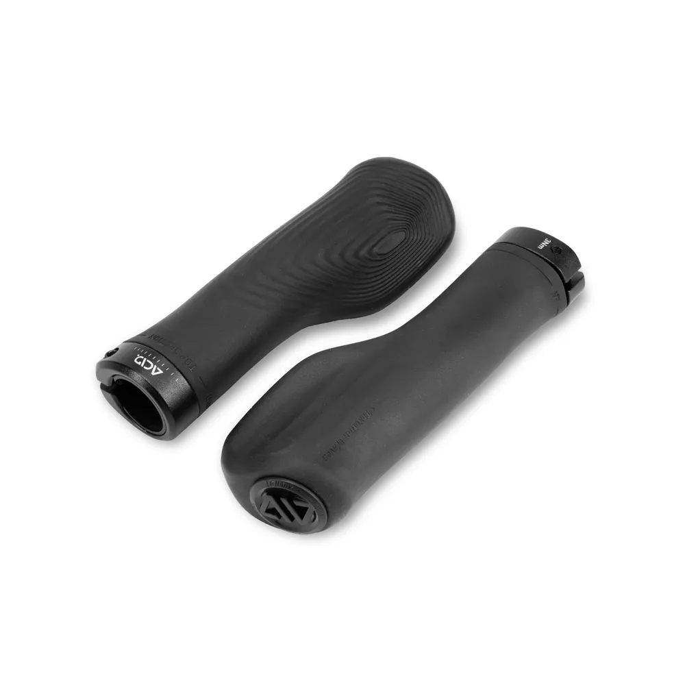 uPRISE Bikes Cube Acid Travel Grips - Black | Price match, 365 day return s, 18-Month Warranty, Finance Available & Free UK Delivery