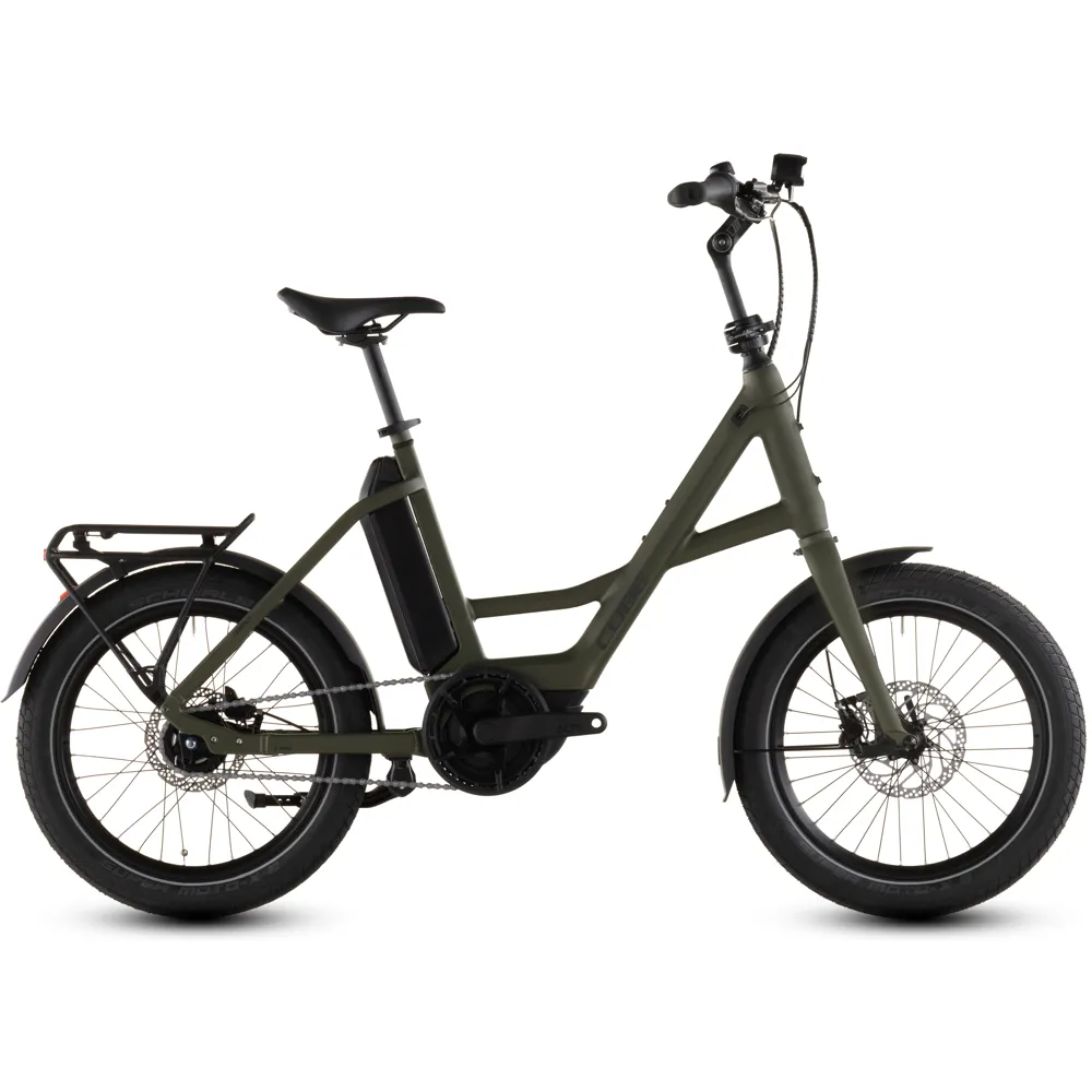 uPRISE Bikes Cube Compact Hybrid Comfort 545wh 2026 Electric Hybrid Bike - Reedgreen | Price match, 365 day return s, 18-Month Warranty, Finance Available & Free UK Delivery