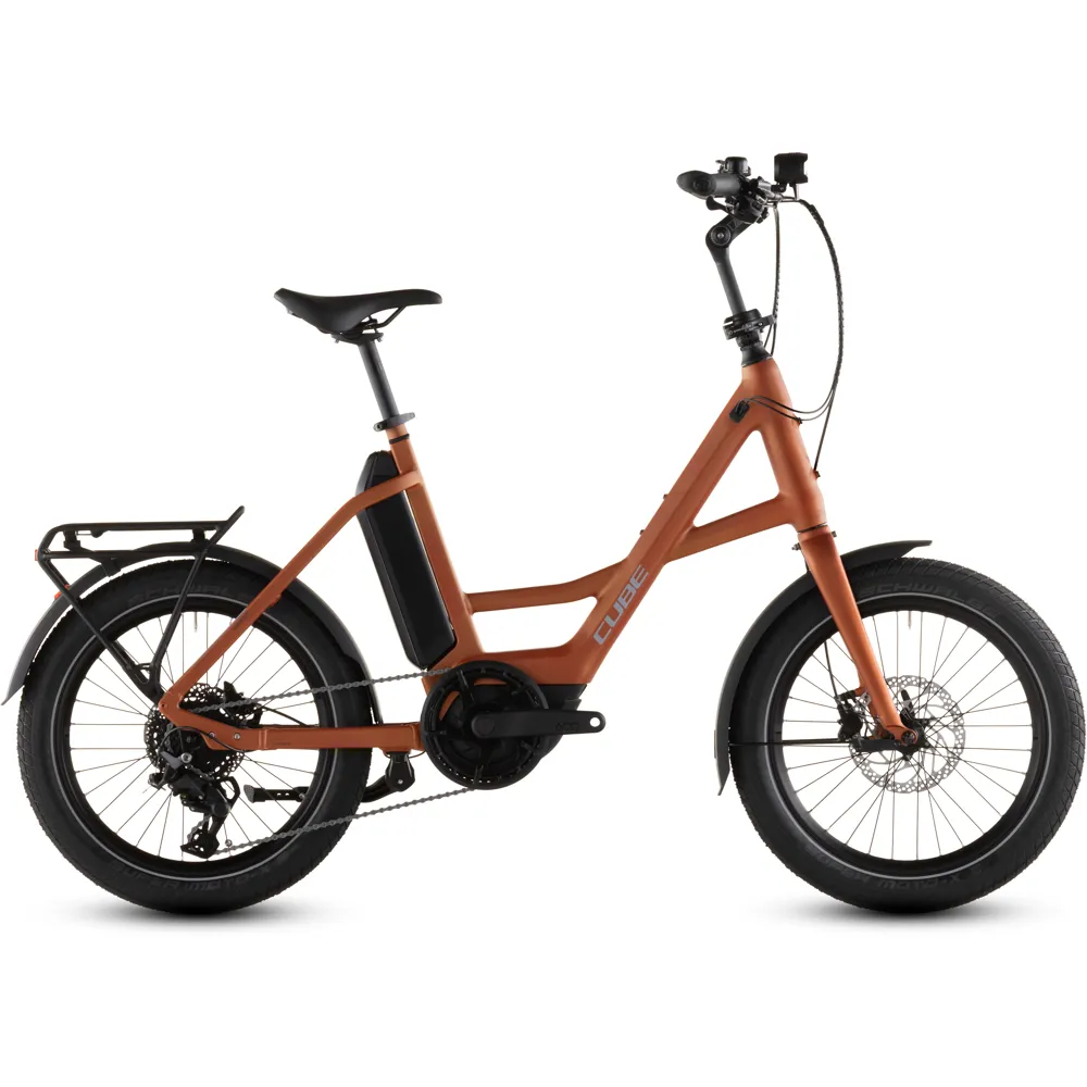 uPRISE Bikes Cube Compact Hybrid 545wh 2026 Electric Hybrid Bike - Rustorange | Price match, 365 day return s, 18-Month Warranty, Finance Available & Free UK Delivery