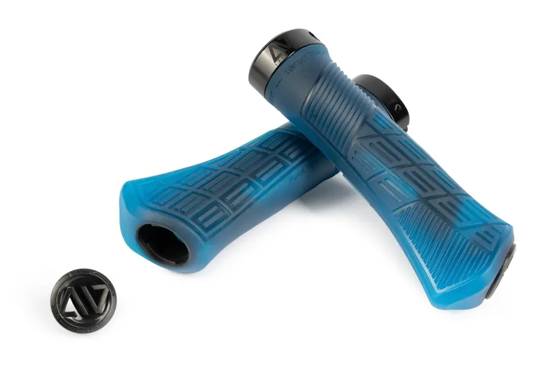 Cube Acid Hybrid Perform Grips - Action Team Blue-1