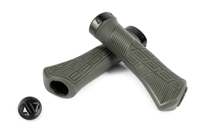 Cube Acid Hybrid Perform Grips - Trail Motion Olive-1