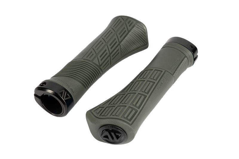 Cube Acid Hybrid Perform Grips - Trail Motion Olive