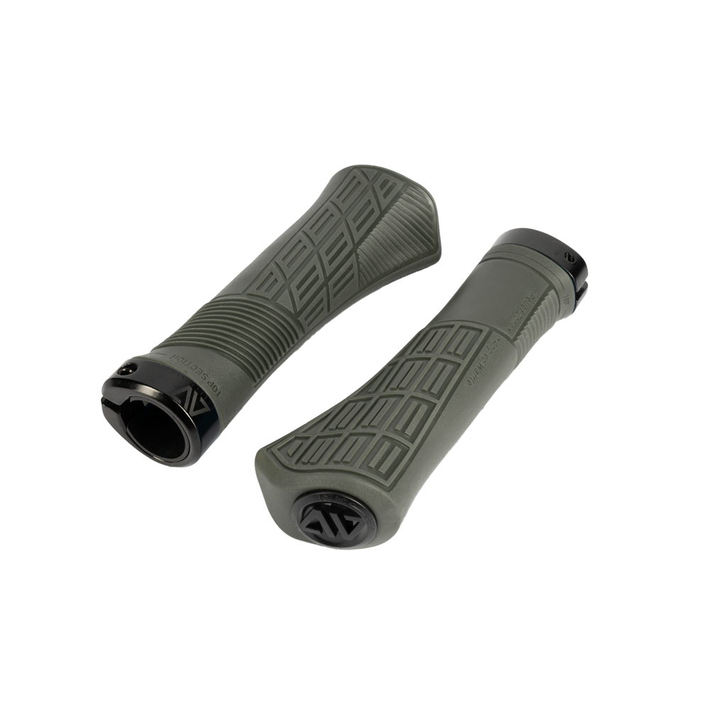 uPRISE Bikes Cube Acid Hybrid Perform Grips - Trail Motion Olive | Price match, 365 day returns, 18-Month Warranty, Finance Available & Free UK Delivery