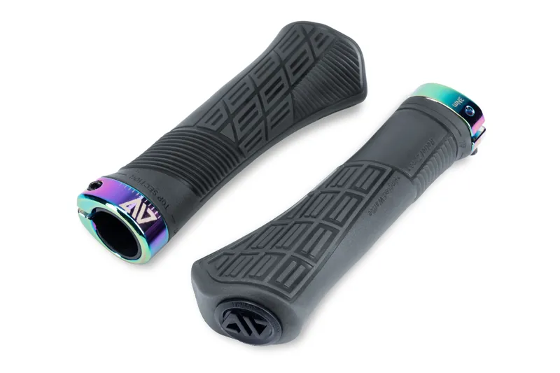 Cube Acid Hybrid Perform Grips - Translucent Black/Oilslick