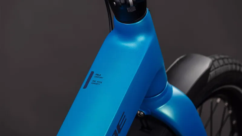 Cube Fold Hybrid Comfort 545wh 2026 Folding Electric Bike - Azure/Reflex-1