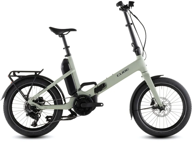 Cube Fold Hybrid 545wh 2026 Folding Electric Bike - Pea/Reflex