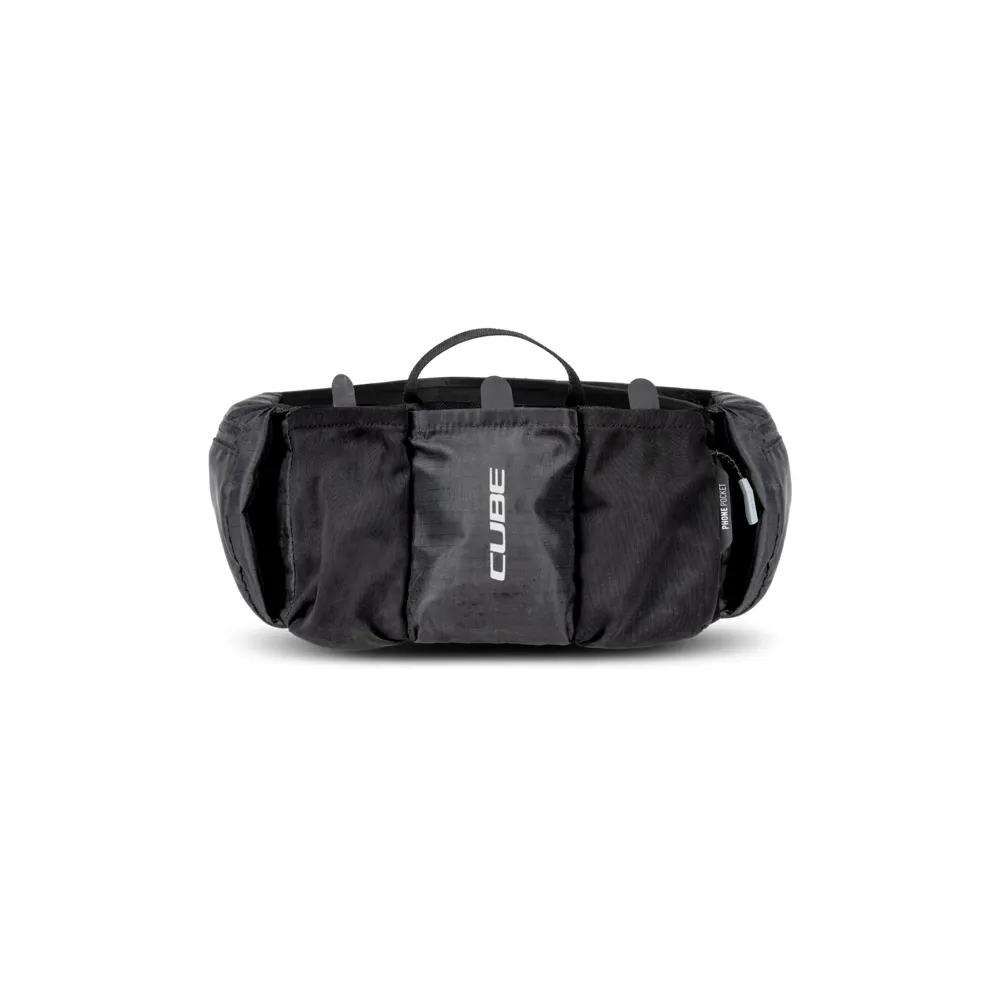 uPRISE Bikes Cube ATX 1 Hip Bag - 1 Litre - Black | Price match, 365 day return s, 18-Month Warranty, Finance Available & Free UK Delivery
