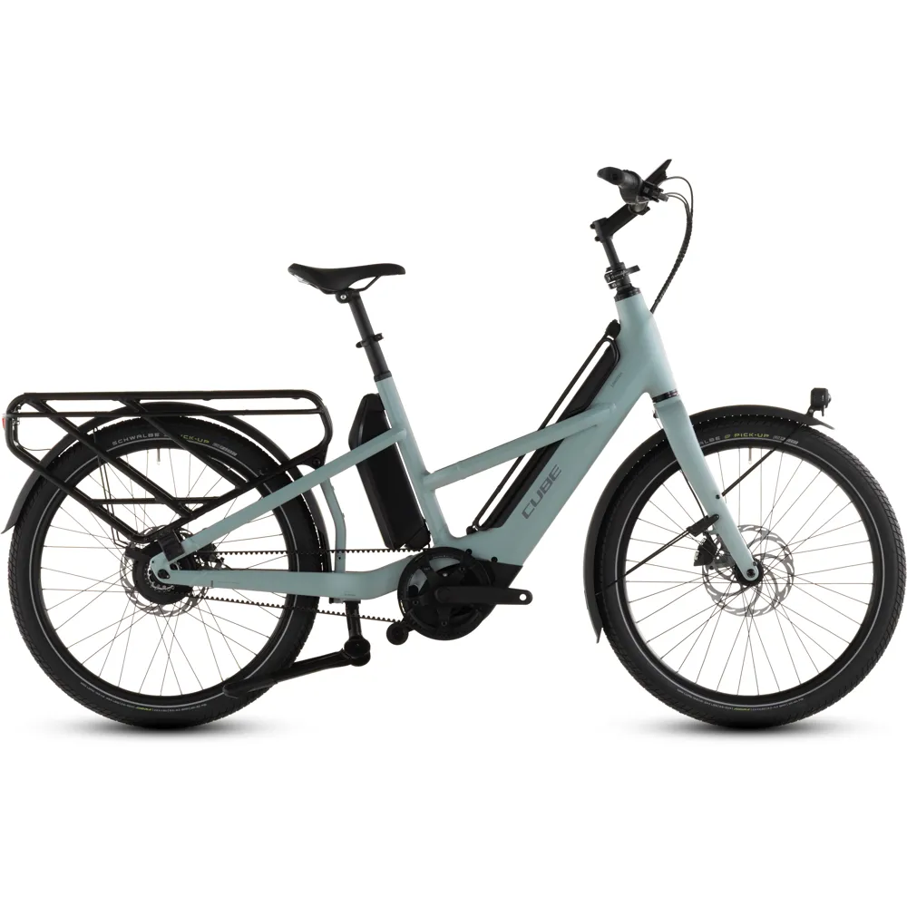 uPRISE Bikes Cube Longtail Hybrid Comfort 800wh 2026 Electric Hybrid Bike - Haze/Refex | Price match, 365 day return s, 18-Month Warranty, Finance Available & Free UK Delivery