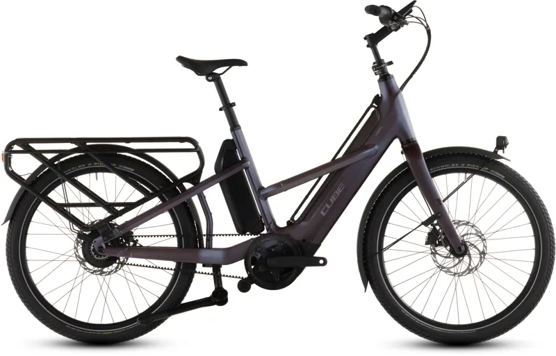 Cube Longtail Hybrid Comfort 800wh 2026 Electric Hybrid Bike - Mineralgrey/Reflex