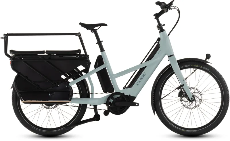 Cube Longtail Hybrid Comfort Family 800wh 2026 Electric Hybrid Bike - Haze/Reflex
