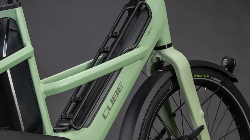 Cube Longtail Hybrid 800wh 2026 Electric Hybrid Bike - Pea/Reflex-2