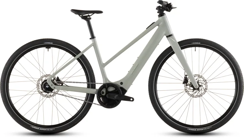 Cube Editor Hybrid SLX 400X Trapeze 2026 Electric Hybrid Bike - Reedbeige/Chrome