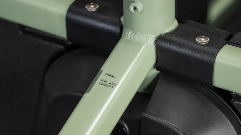 Cube Cargo Hybrid 800 2026 Electric Cargo Bike - Pea/Reflex-1