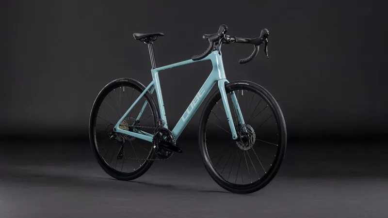 Cube Attain C:62 Race 2026 Carbon Road Bike - Skylight Blue/Cyan-1