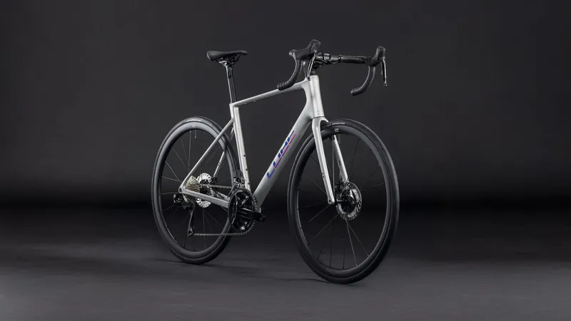 Cube Attain C:62 SLX 2026 Carbon Road Bike - Sleek Grey/Prism-1