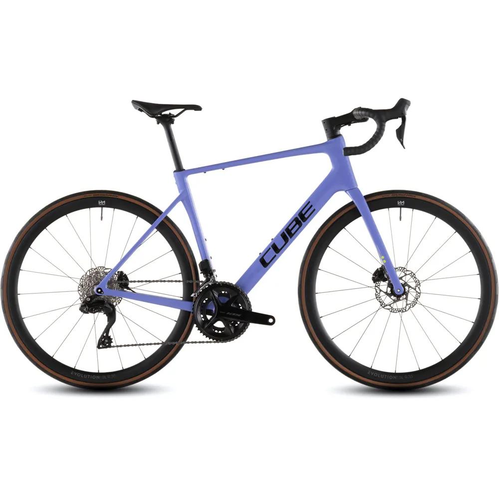 uPRISE Bikes Cube Attain C:62 SLX 2026 Carbon Road Bike - Lucid Lilac/Black | Price match, 365 day return s, 18-Month Warranty, Finance Available & Free UK Delivery
