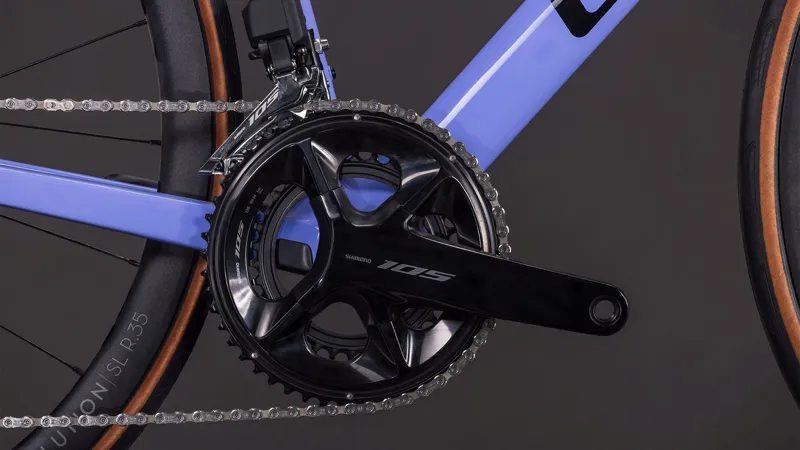 Cube Attain C:62 SLX 2026 Carbon Road Bike - Lucid Lilac/Black-3