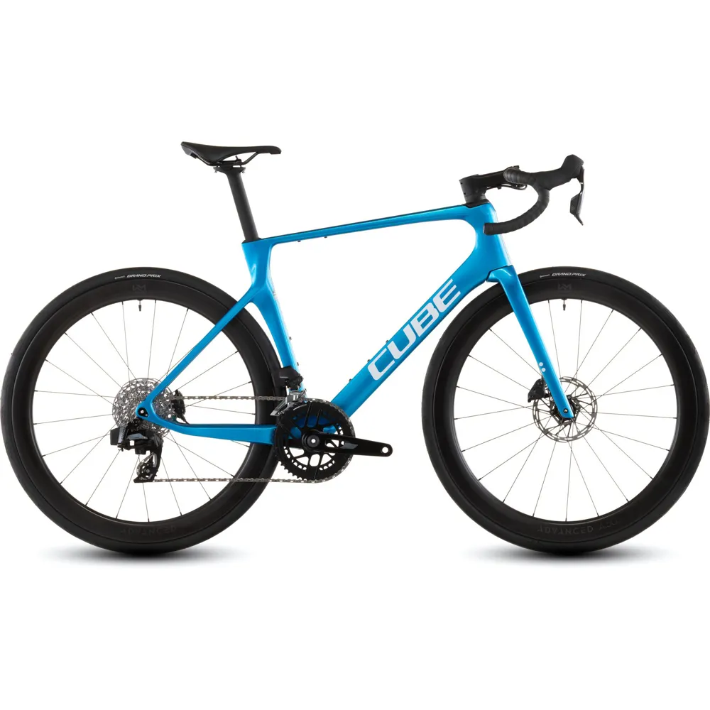 uPRISE Bikes Cube Agree C:62 EX 2026 Carbon Road Bike - Topasblue/White | Price match, 365 day returns, 18-Month Warranty, Finance Available & Free UK Delivery