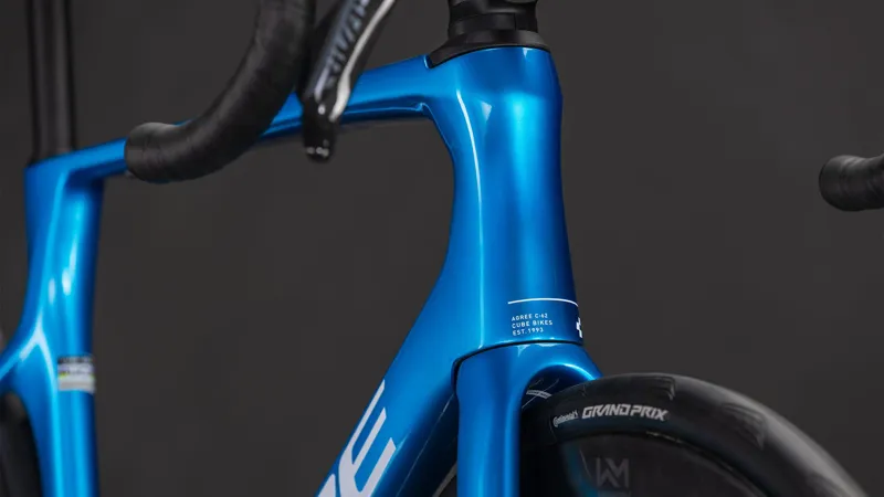 Cube Agree C:62 EX 2026 Carbon Road Bike - Topasblue/White-6