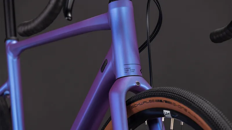 Cube Nuroad EX 2026 Gravel Road Bike - Blueiris/Lilac-5