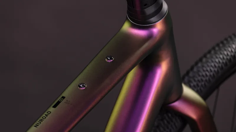 Cube Nuroad SLX 2026 Gravel Road Bike - Molotov/Black-1