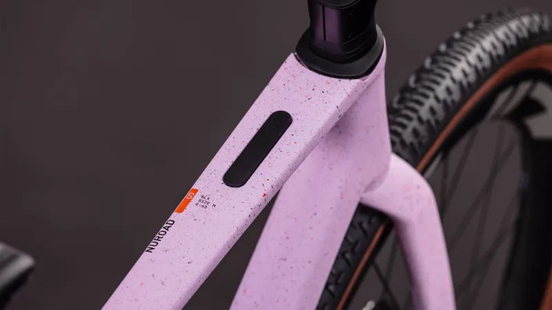 Cube Nuroad C:62 SLX 2026 Carbon Gravel Road Bike - Rhodonite/Orange-2