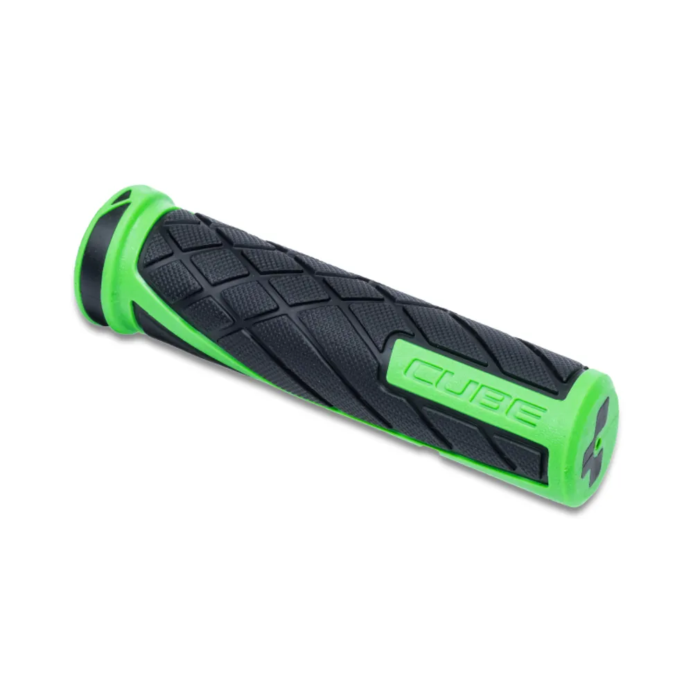 uPRISE Bikes Cube Performance Grips - Black/Green | Price match, 365 day return s, 18-Month Warranty, Finance Available & Free UK Delivery
