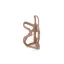 Cube HPP Sidecage Bottle Cage - Matt Chrome Rose/Glossy Black