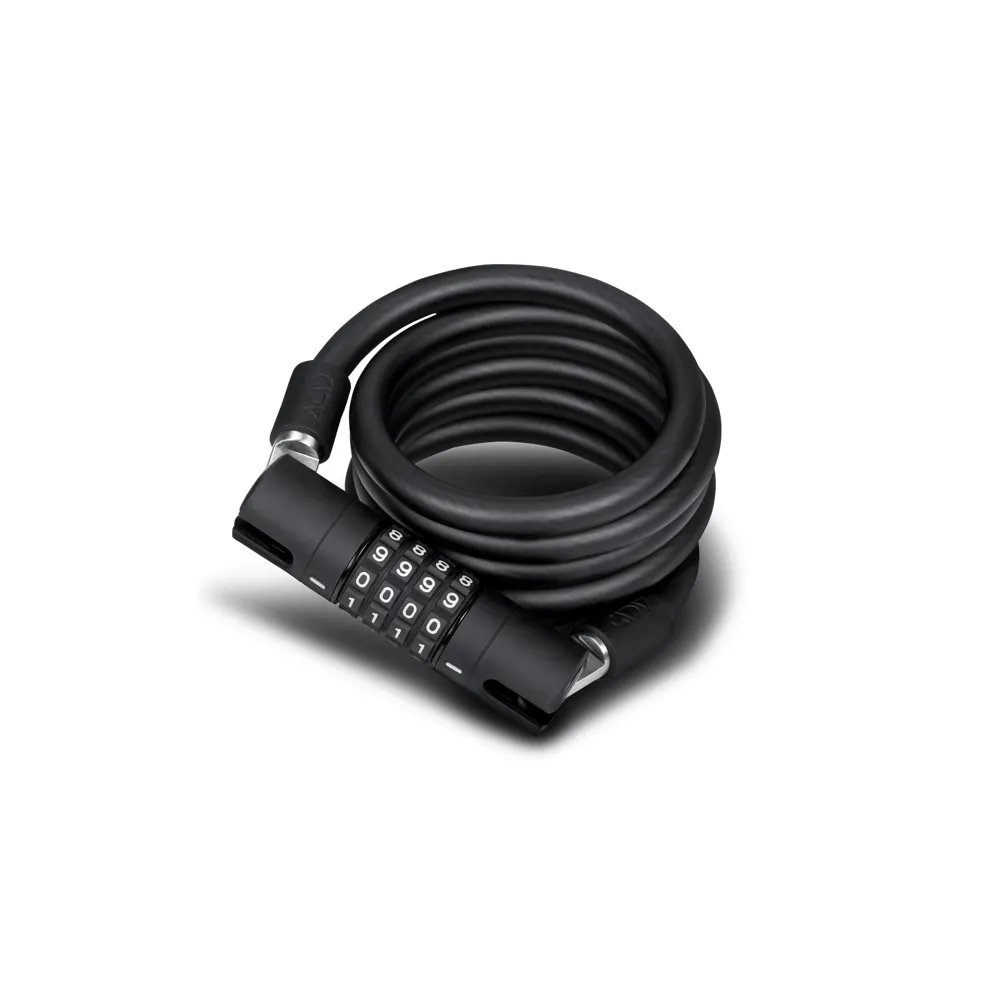 uPRISE Bikes Cube Acid Corvid C180 Combination Cable Lock - Black | Price match, 365 day return s, 18-Month Warranty, Finance Available & Free UK Delivery