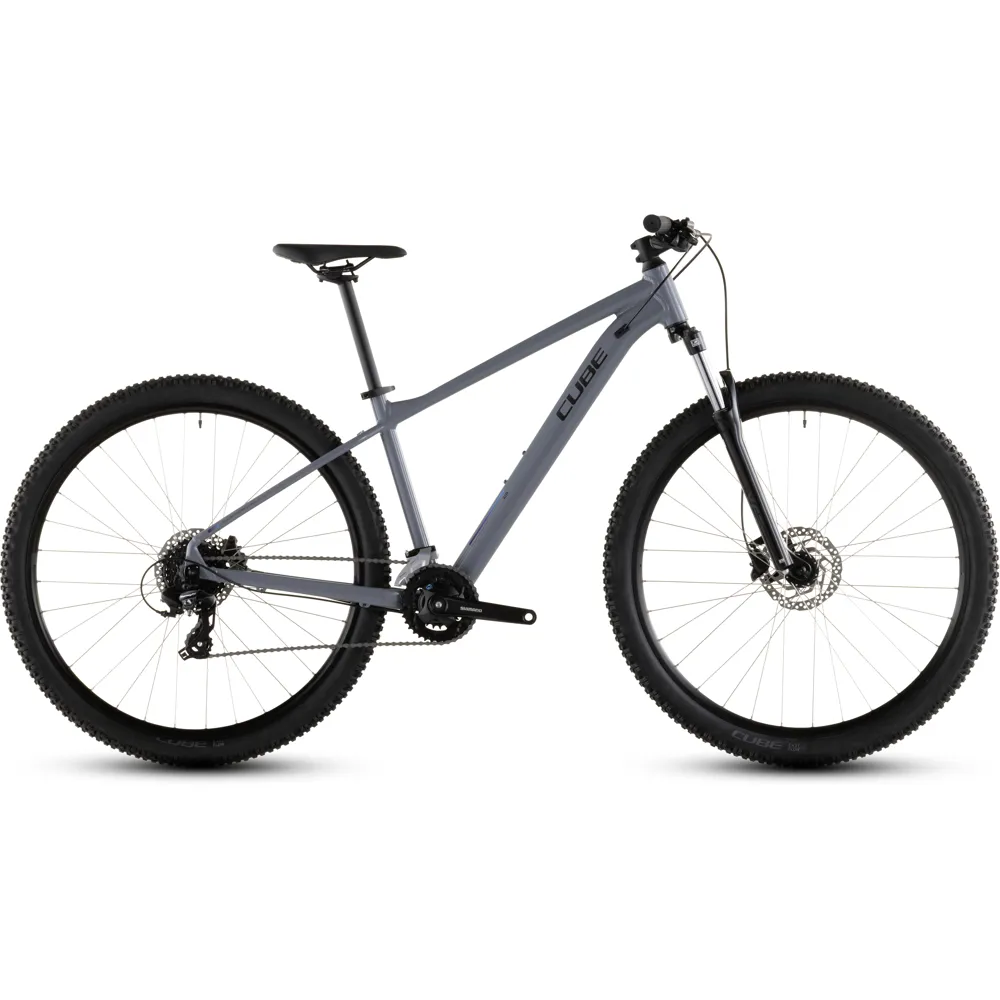 uPRISE Bikes Cube Aim One 27.5/29er 2026 Hardtail Mountain Bike - Smoke/Black | Price match, 365 day returns, 18-Month Warranty, Finance Available & Free UK Delivery