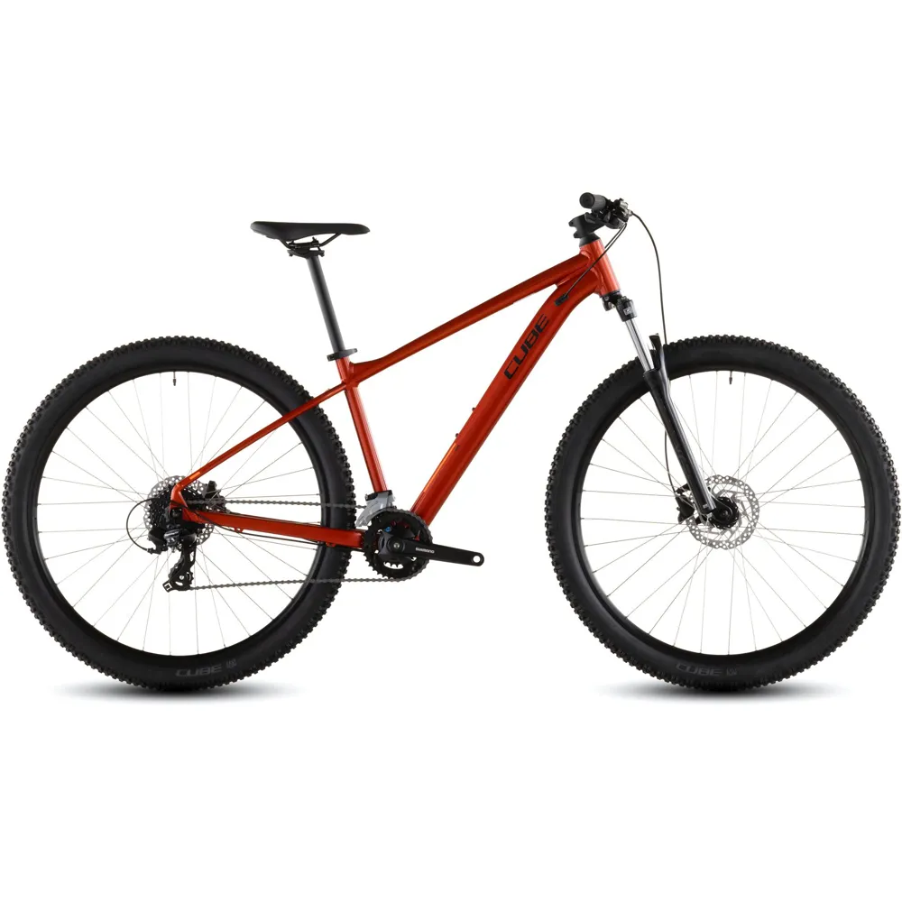 uPRISE Bikes Cube Aim One 27.5/29er 2026 Hardtail Mountain Bike - Sundowner/Black | Price match, 365 day returns, 18-Month Warranty, Finance Available & Free UK Delivery