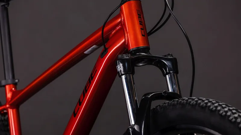 Cube Aim One 27.5/29er 2026 Hardtail Mountain Bike - Sundowner/Black-6