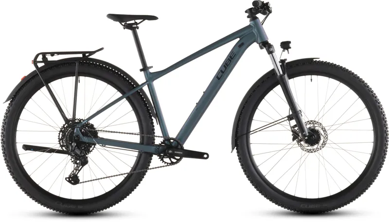 Cube Aim Pro FE 27.5/29er 2026 Hardtail Mountain Bike - Smaragdgrey/Prism
