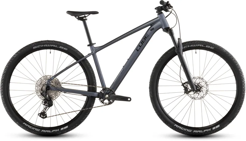 Cube Reaction SLX 27.5/29er 2026 Hardtail Mountain Bike - Metallicgrey/Black