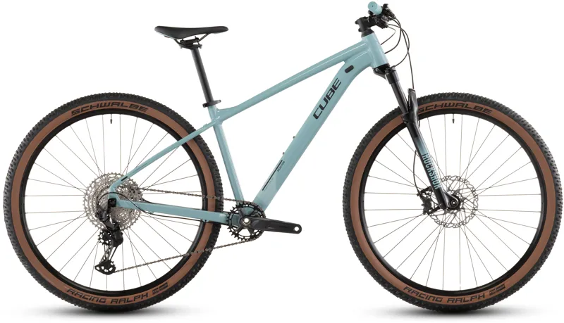 Cube Reaction SLX 27.5/29er 2026 Hardtail Mountain Bike - Tealgrey/Black